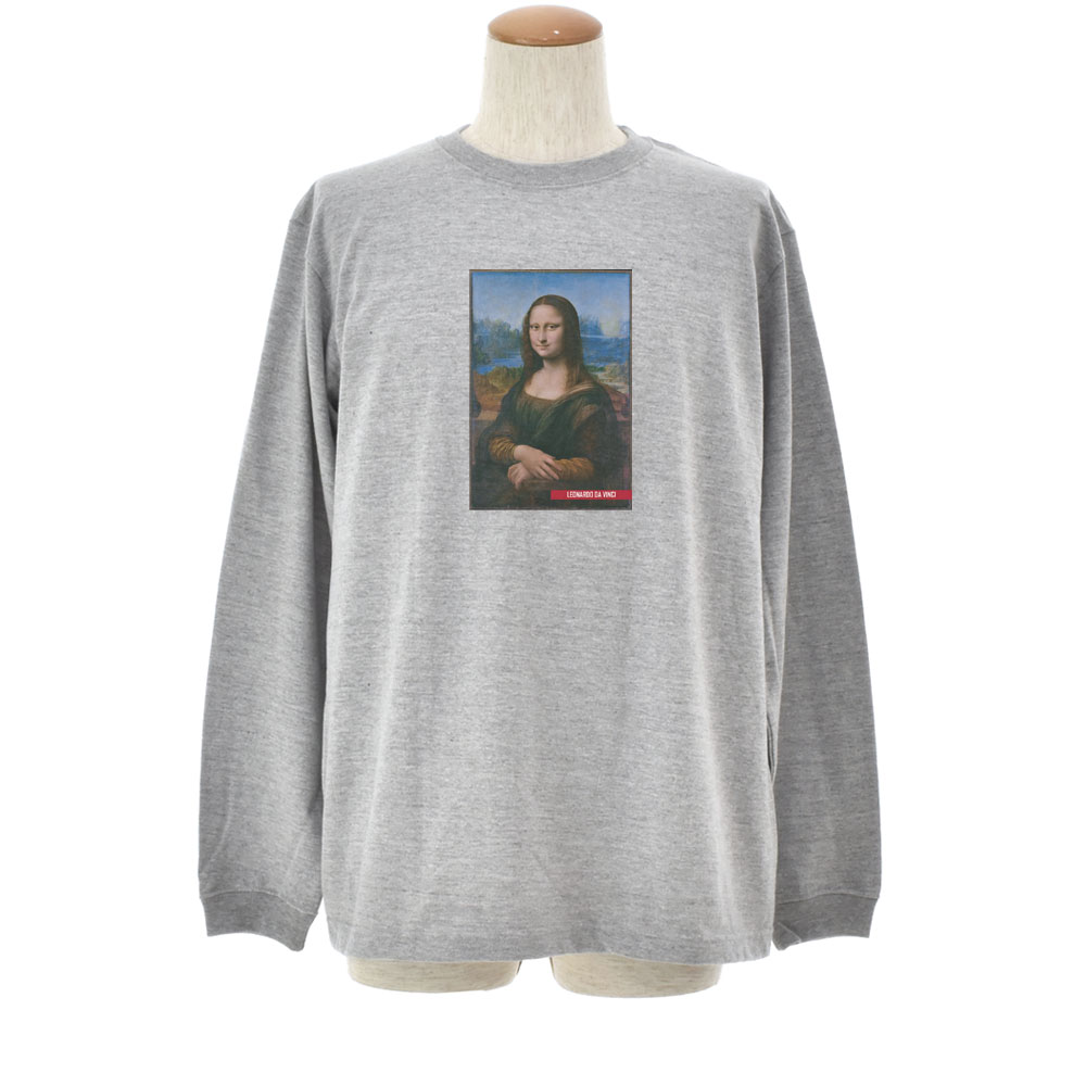 モナリザ Tシャツ カラー レオナルドダヴィンチ ライフ イズ アート