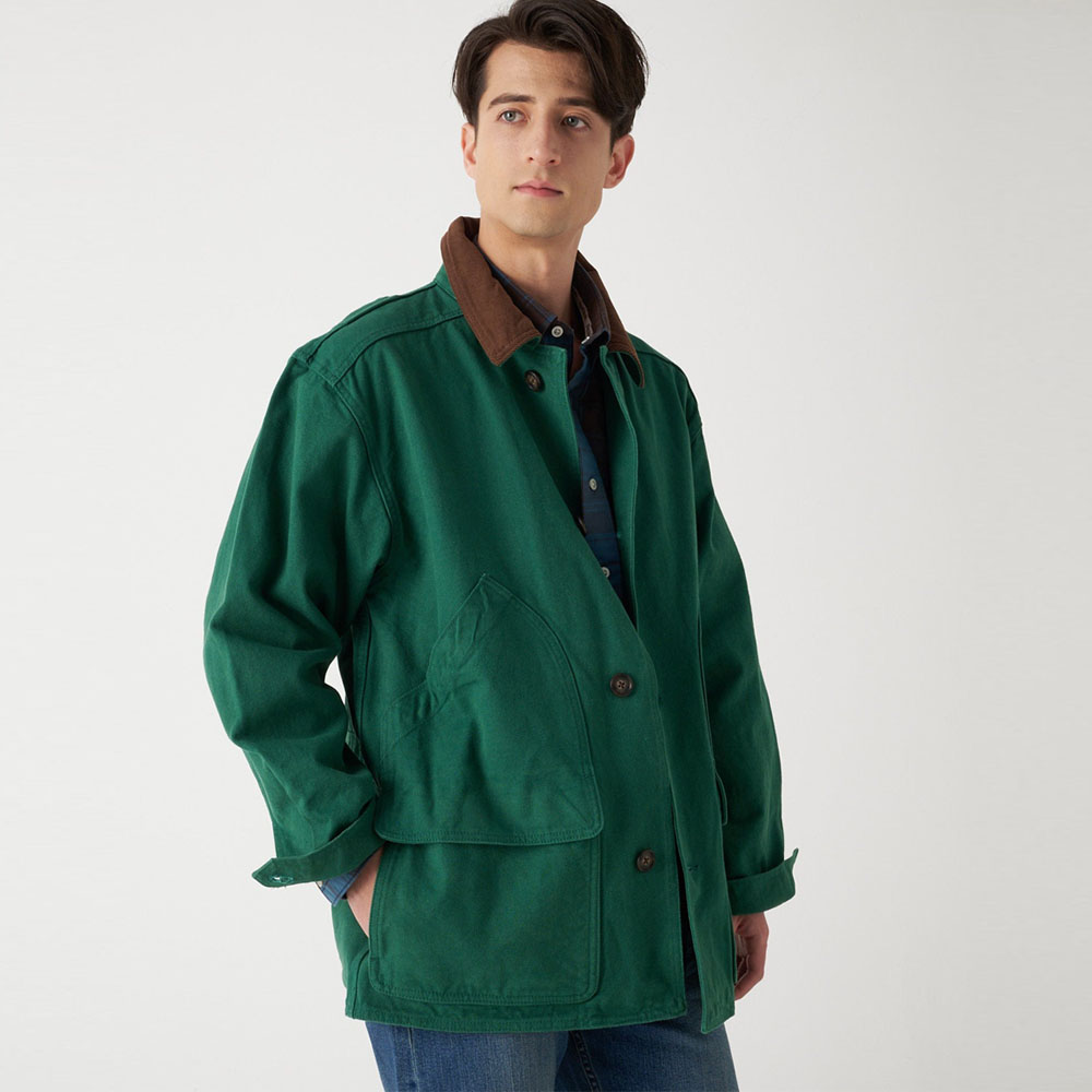 エディー・バウアー EDDIE BAUER ジャケット アウター  バーンジャケット BARN JACKET E841051M メンズ M L ジャパンエディション 緑 アウトドア | Eddie Bauer | 03