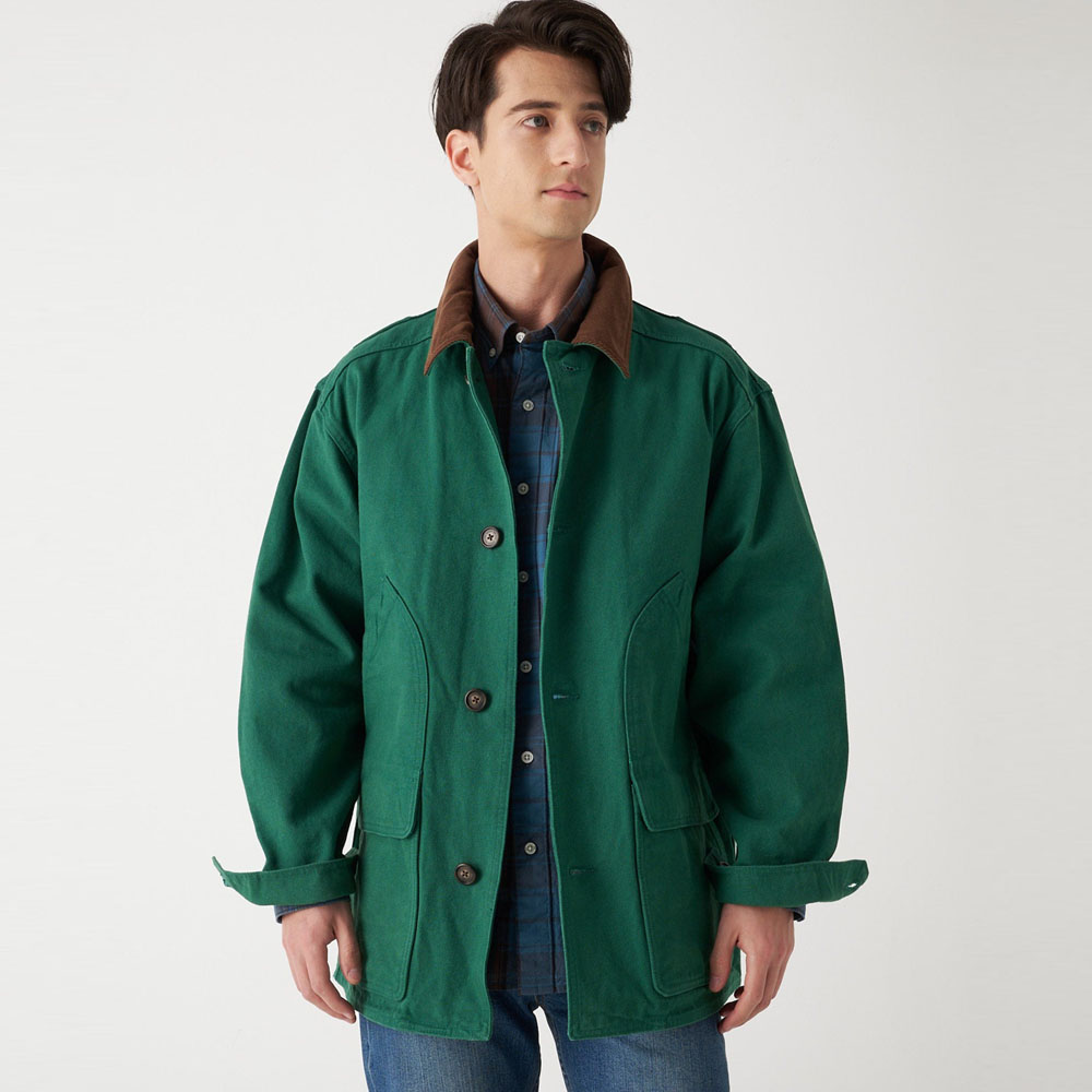 エディー・バウアー EDDIE BAUER ジャケット アウター  バーンジャケット BARN JACKET E841051M メンズ M L ジャパンエディション 緑 アウトドア | Eddie Bauer | 04