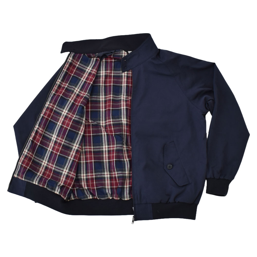 ぶぶエディーバウアースイングトップジャケットG9型Lネイビーvintag Eddie Bauer - 90s 古着 エディバウアー スウィングトップ 刺繍ロゴ L