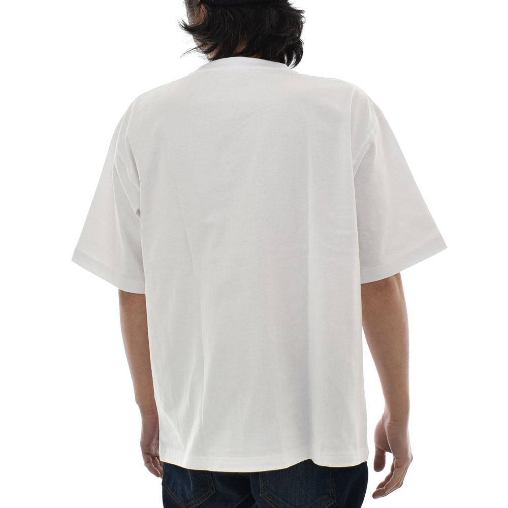 エディー・バウアー EDDIE BAUER Tシャツ クラシック ロゴ プリント 半袖 Tシャツ CLASSIC LOGO PRINT SS TEE E801061M メンズ 白 紺 | Eddie Bauer | 04