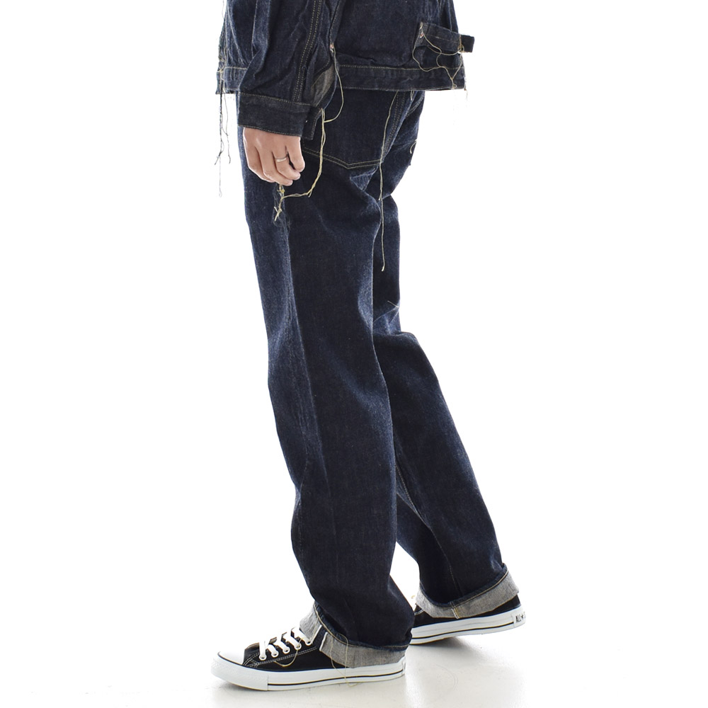 フルカウント FULL COUNT 第二次世界大戦モデル ジーンズ ブラウンコットン デニムパンツ ワンウォッシュ WW2 Model Brown Cotton Denim Pants S0105W-24 メンズ | FULLCOUNT | 14