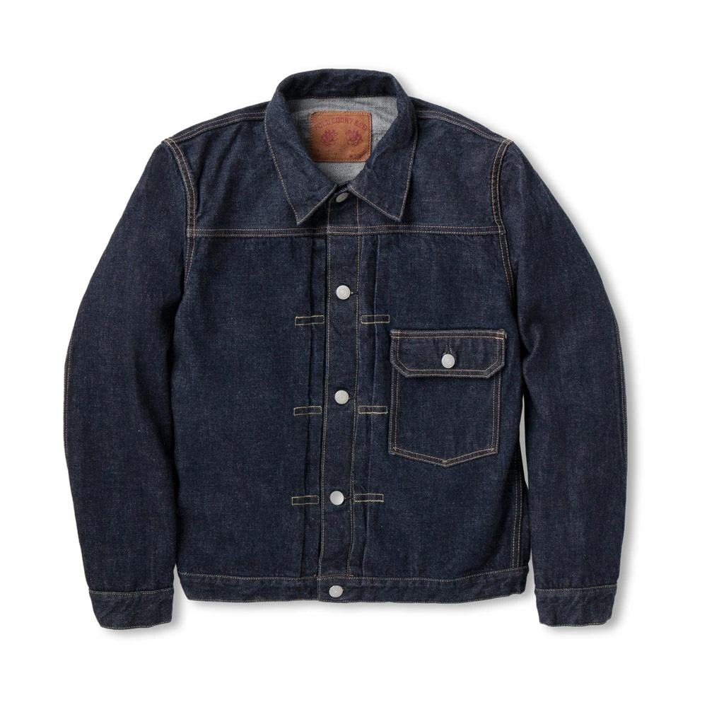 フルカウント FULL COUNT ジージャン タイプワン デニムジャケット Type1 Denim Jacket (One Wash) 13.7oz 2107W-20 メンズ ファースト 1st Gジャンの画像