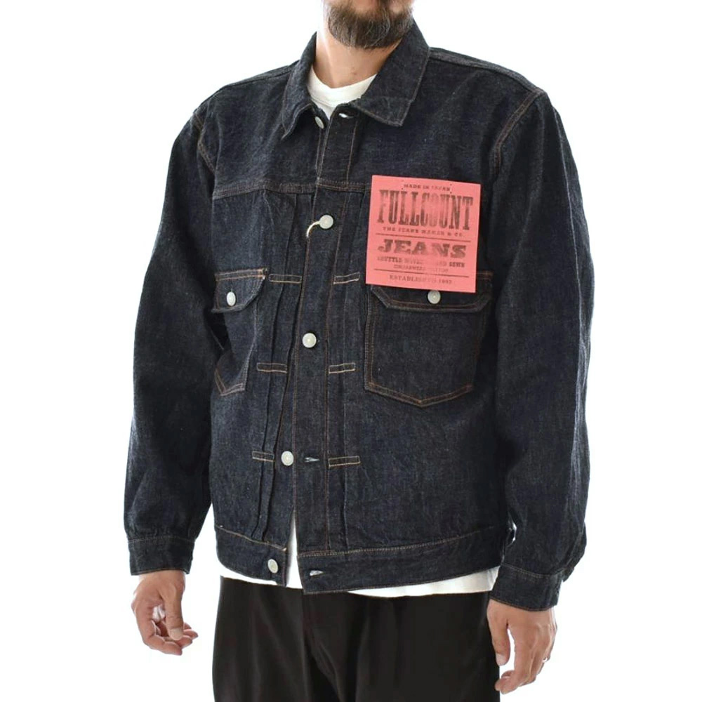 フルカウント FULL COUNT ジージャン タイプツー デニムジャケット Type 2 Denim Jacket (One Wash) 13.7oz 2102W-20 メンズ セカンド 2nd Gジャンの画像