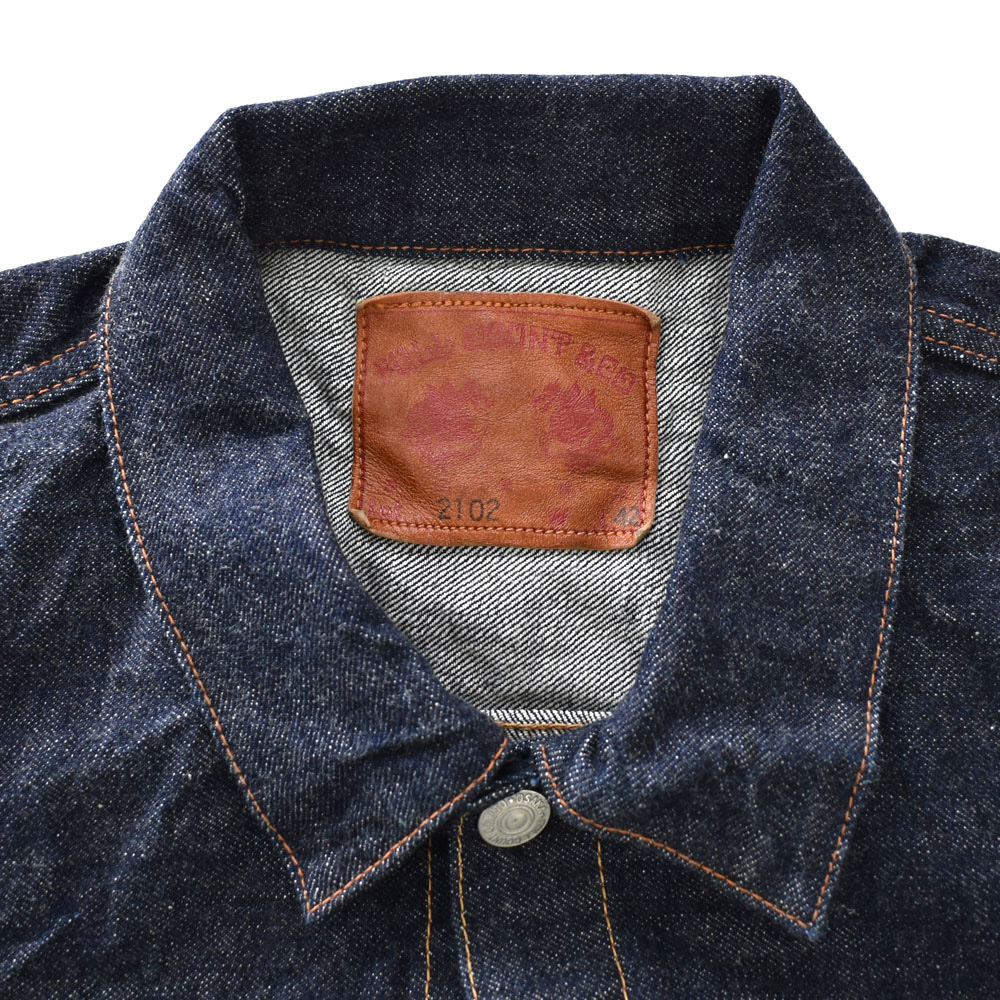 フルカウント FULL COUNT ジージャン タイプツー デニムジャケット Type 2 Denim Jacket (One Wash) 13.7oz 2102W-20 メンズ セカンド 2nd Gジャンの画像