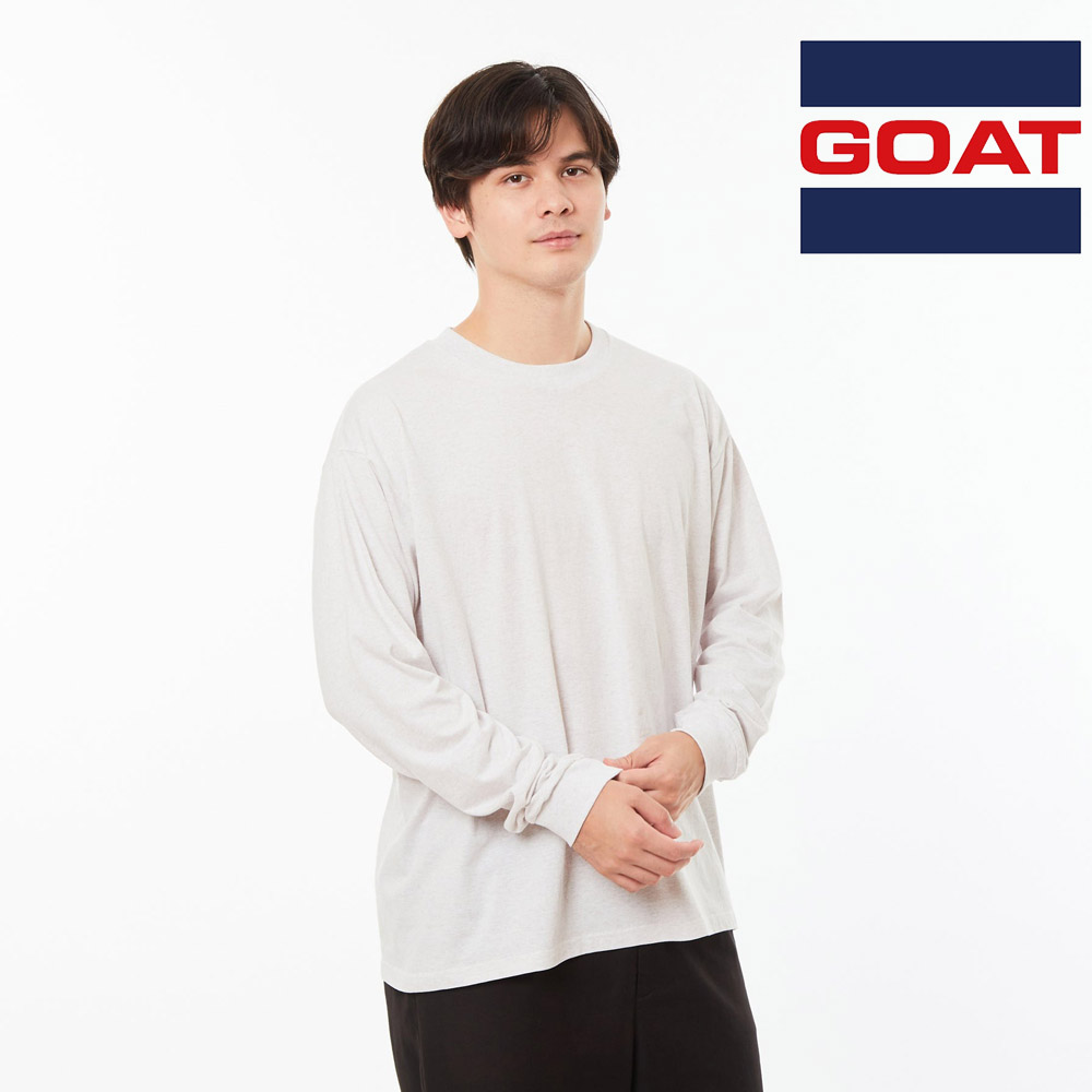 Tシャツ(長袖/七分) Aclent basic fit long tee white 七分袖tシャツ 7分袖tシャツ ラグラン tシャツ メンズ 無地 ロンt