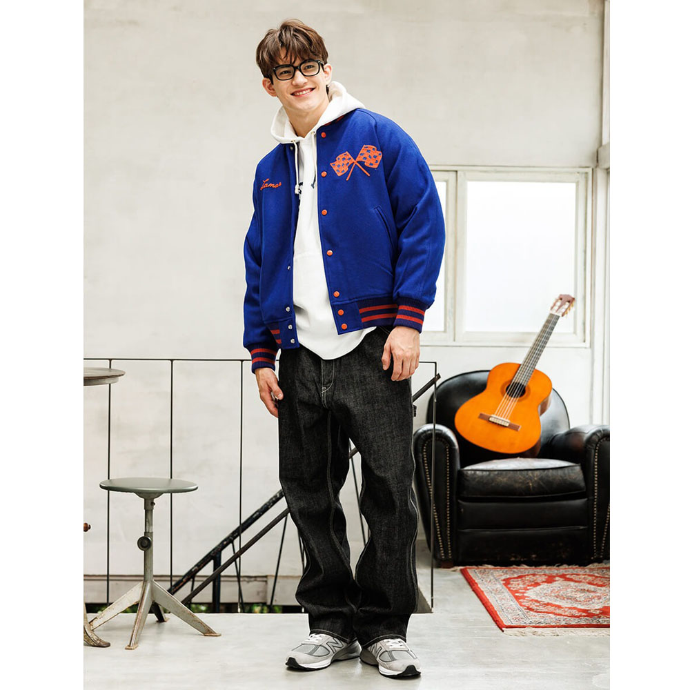 HOUSTON（ヒューストン） スタジャン メルトン アワード ジャケット