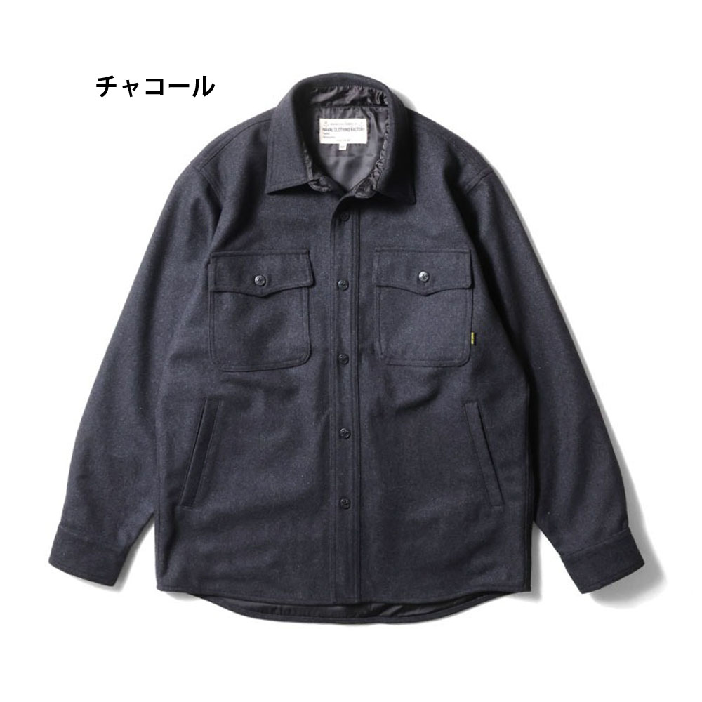 HOUSTON（ヒューストン） シャツジャケット メルトンCPOシャツ