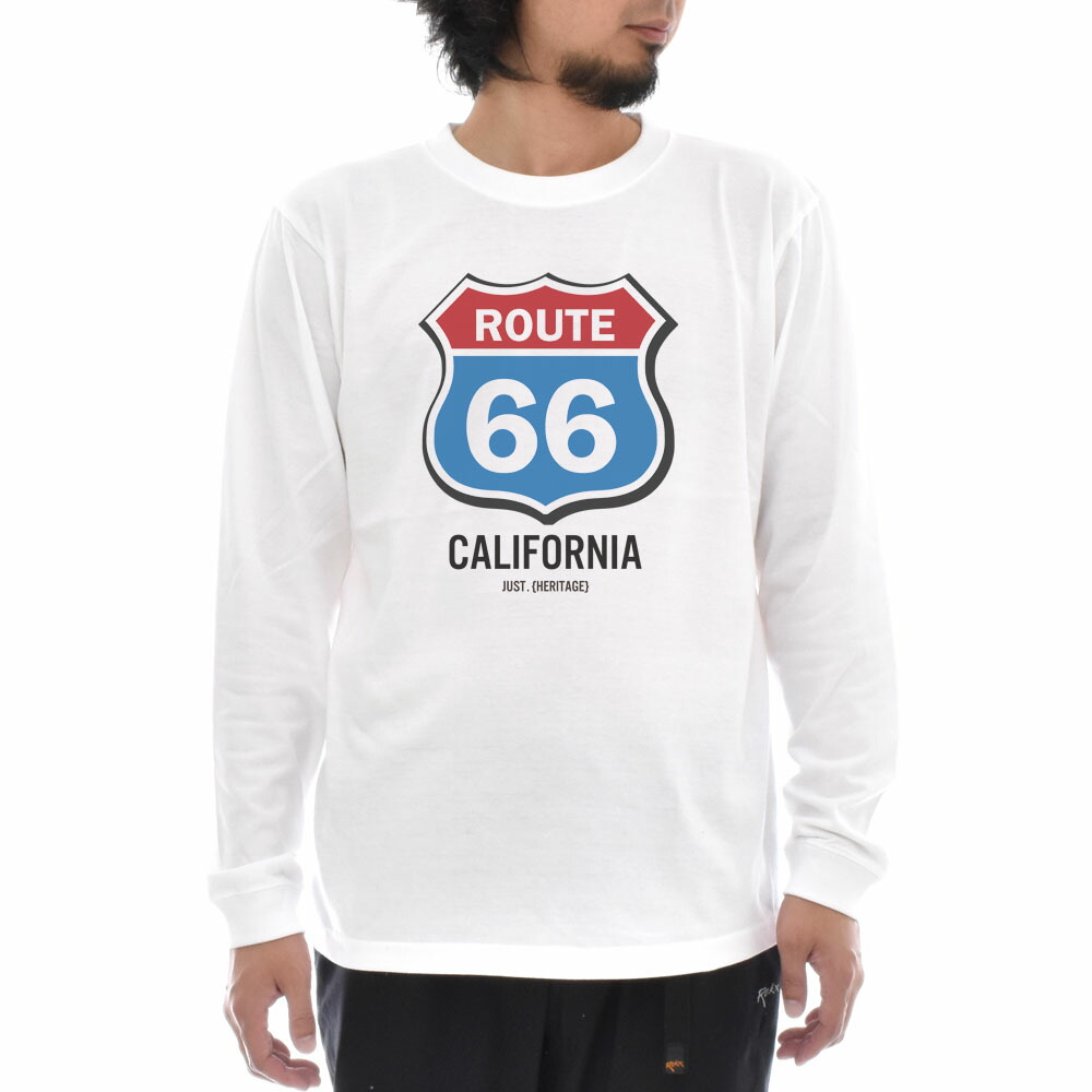 ルート66 ROUTE 66 Tシャツ 長袖Tシャツ ロンT ロングスリーブ メンズ
