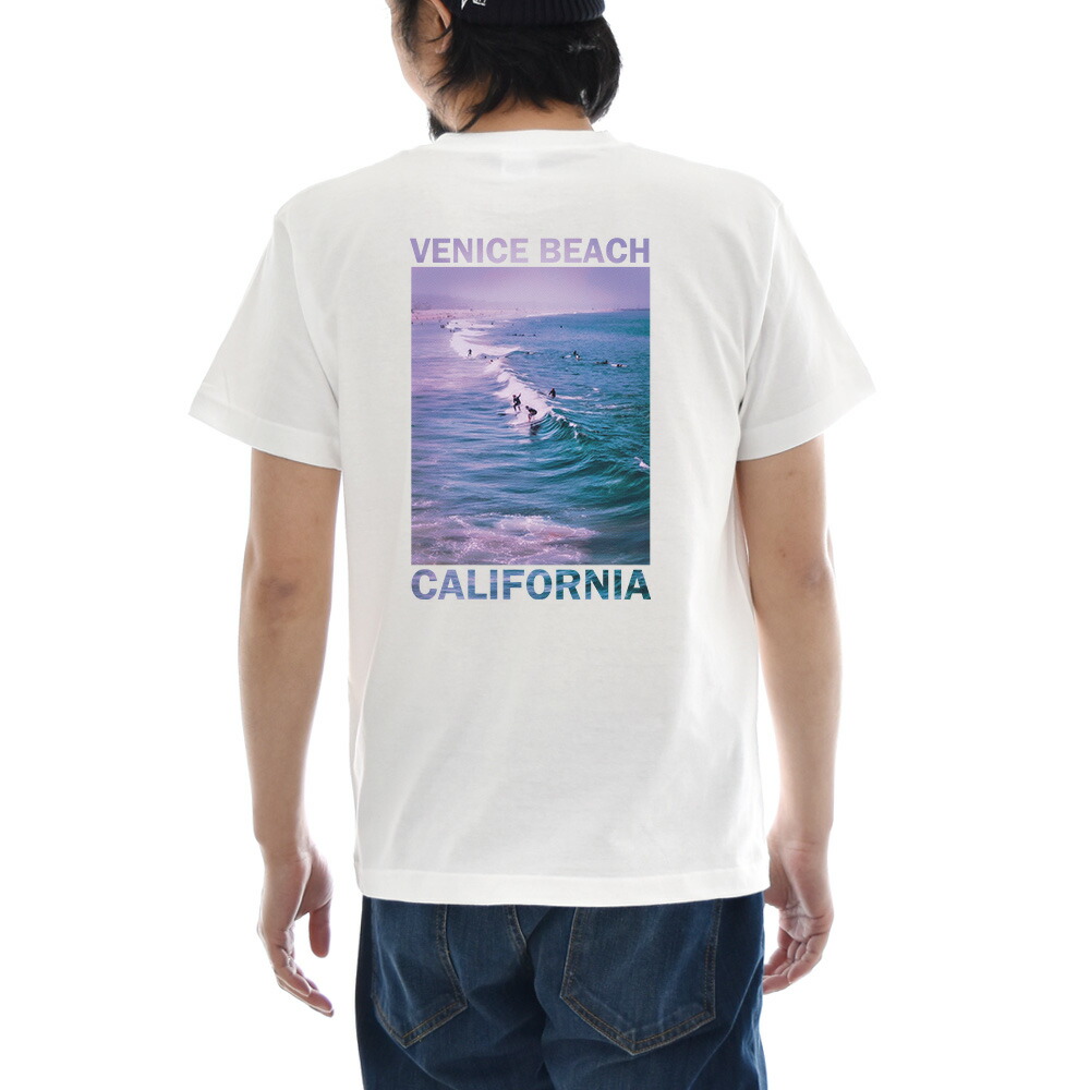 フォトTシャツ Tシャツ ヴェニス ビーチ ベニス ジャスト 半袖Tシャツ
