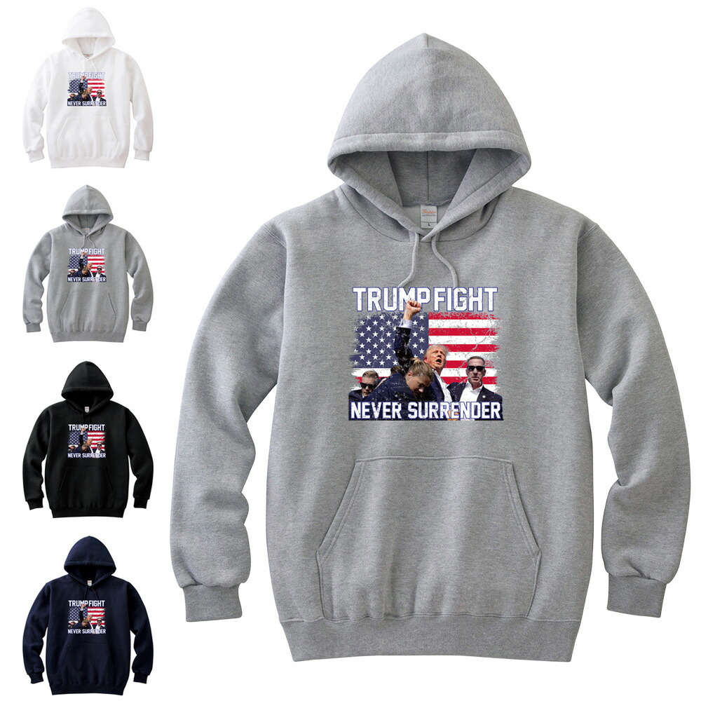 メッセージ パーカー ドナルド トランプ 大統領選挙 暗殺未遂 銃撃