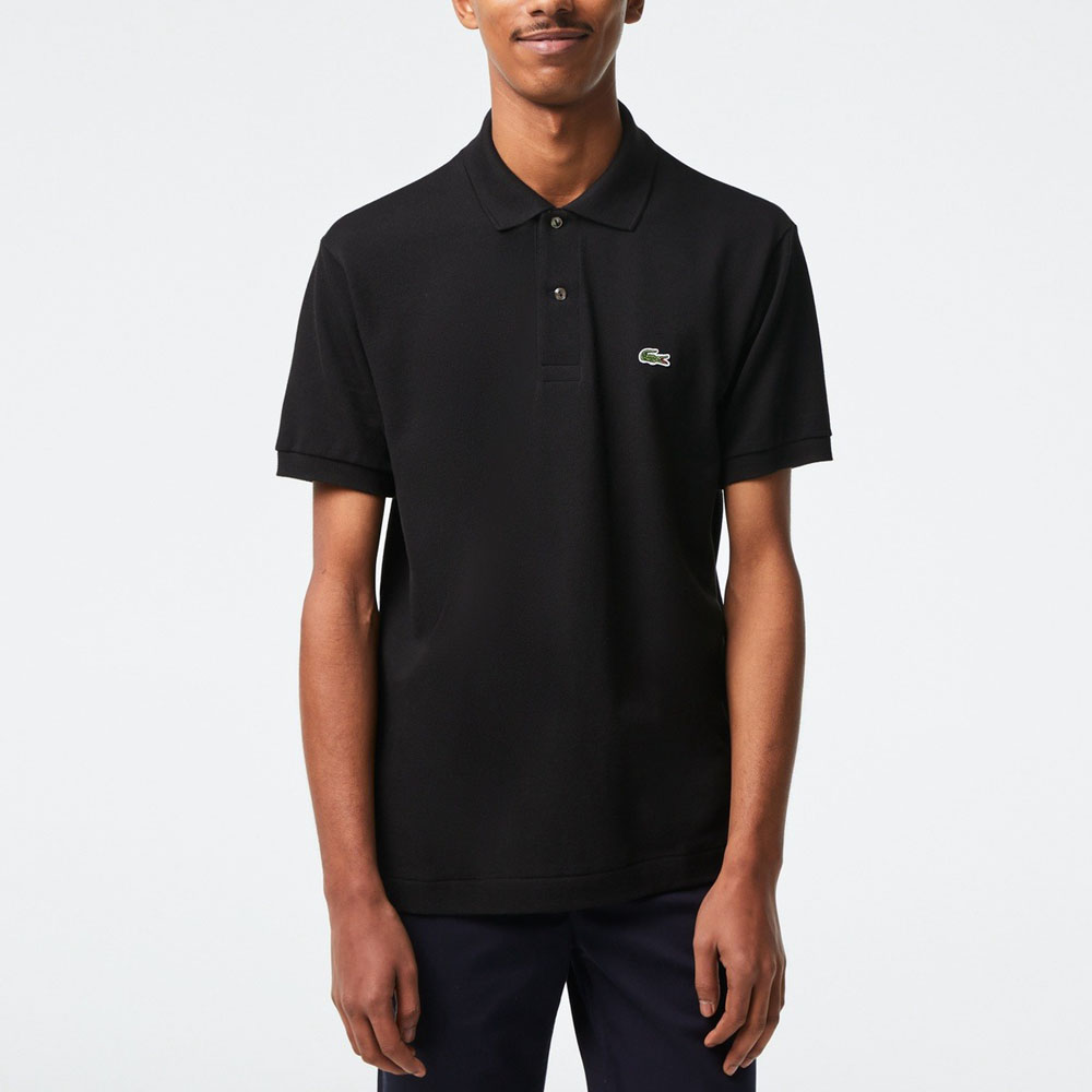 美品！定価17600円 日本製 LACOSTE L-1212 ポロシャツ 黒4