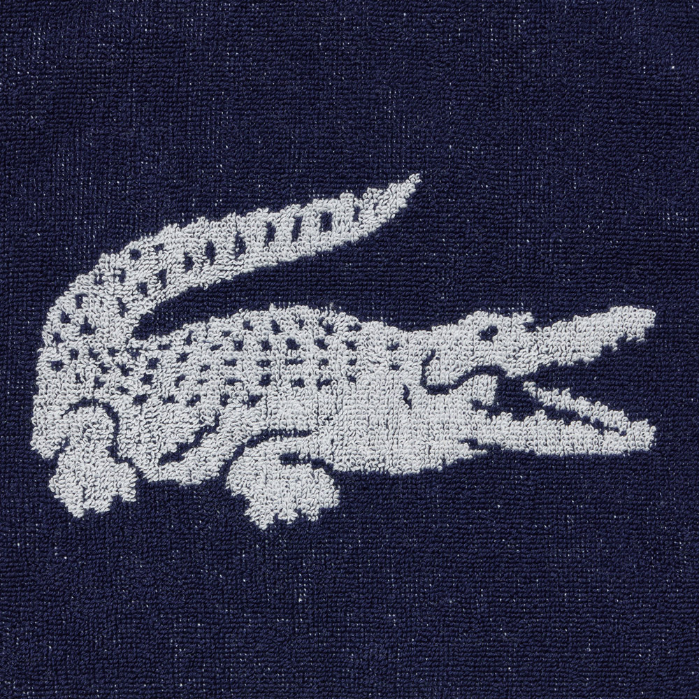 LACOSTE（ラコステ） ワニロゴ ジャカード LN008J ハンカチタオル 綿