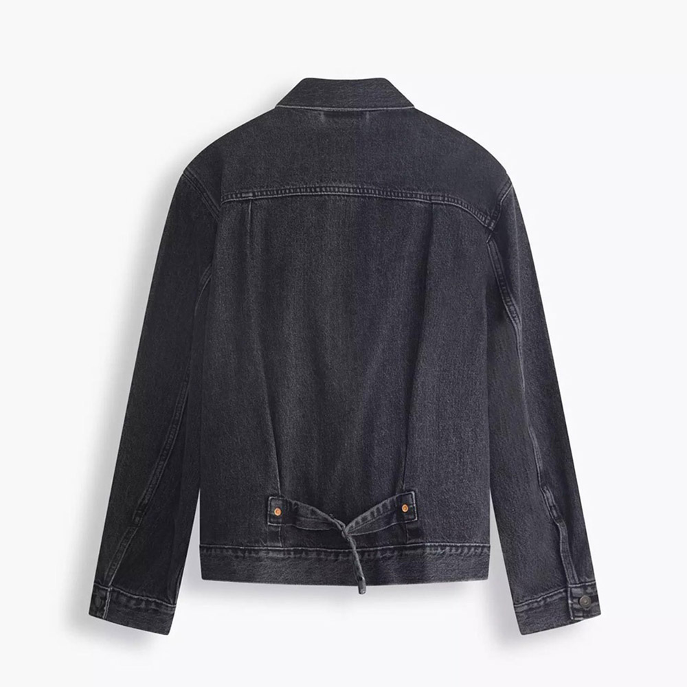 リーバイス プレミアム TYPE I トラッカー ジャケット 黒 s TYPE I トラッカージャケット ブラック STONEWASH(L ブラック