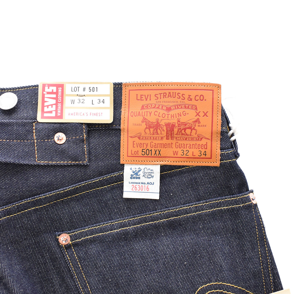 リーバイス ビンテージ クロージング LEVI'S VINTAGE CLOTHING LVC 501XX 1933モデル 335010049 メンズ レディース リジッド 未洗い ジーンズ ジーパン 復刻 | Levi's VINTAGE CLOTHING | 19
