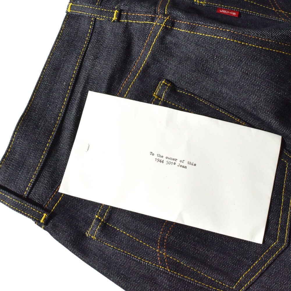 日本製 オーガニックコットン リーバイスヴィンテージクロージング LEVI'S VINTAGE CLOTHING S501XX 1944モデル ジーンズ ジーパン デニムパンツ 復刻 445010088 |  | 26
