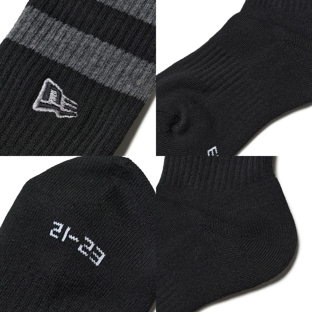 NEW ERA（ニューエラ） new era NEWERA 2Pソックス 靴下 ソックス