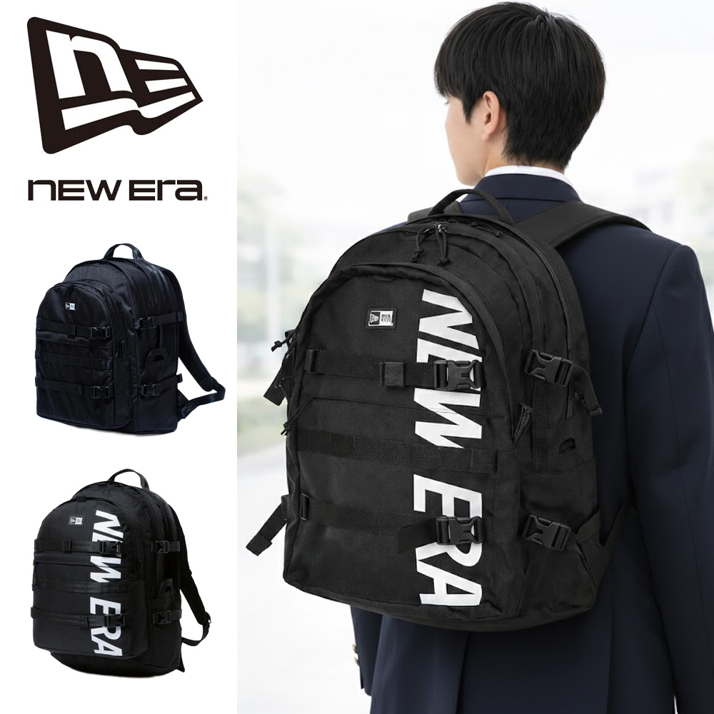 ニューエラ new era リュック バッグ 35L キャリアパック CARRIER PACK 14521349 14521347 ロゴ バックパック リュックサックメンズ レディース 黒