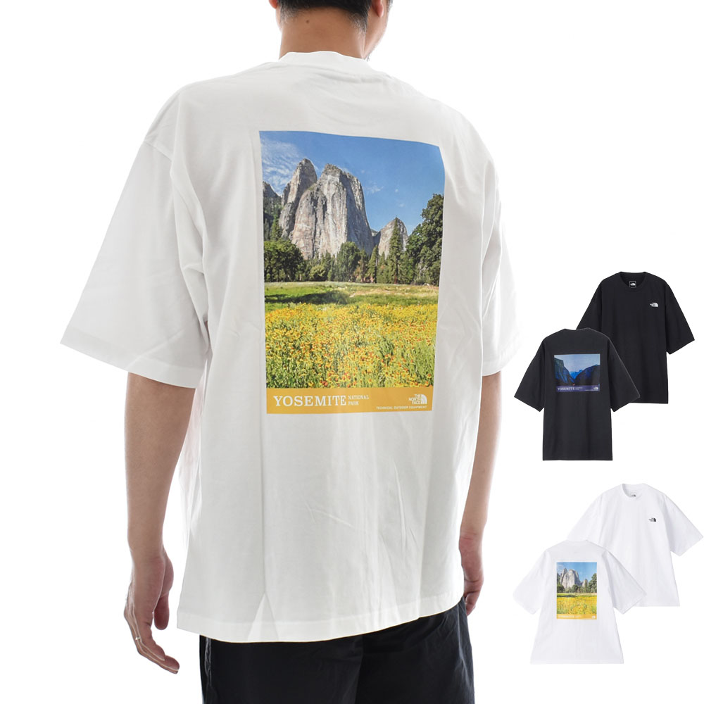 �U �m�[�X�t�F�C�X THE NORTH FACE T�V���c�V���[�g�X���[�u���Z�~�e�V�[�i���[�e�B�[ S/S YOSEMITE SNY TEE NT32436 �����Y ���f�B�[�X �o�b�N�v�����g  ��