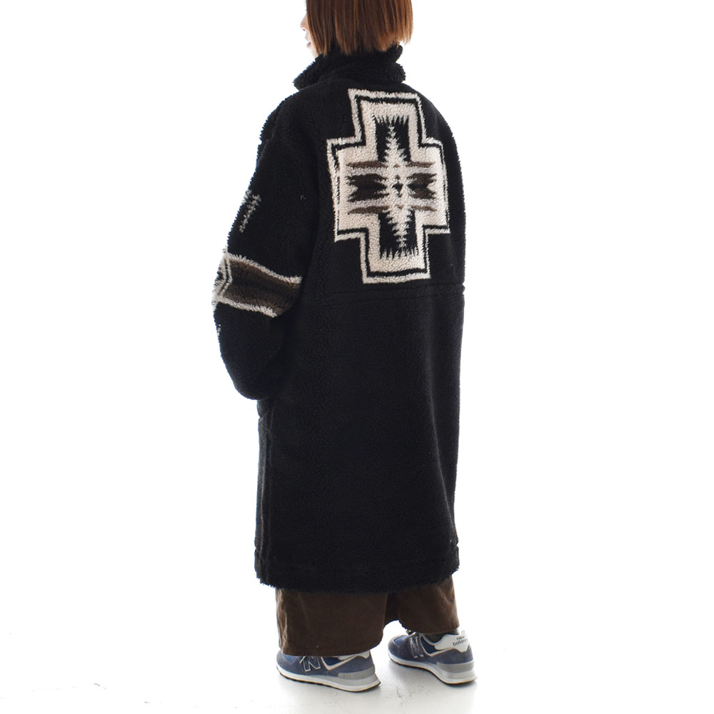 PENDLETON（ペンドルトン） レディース ボアスタンドロングコート 4475