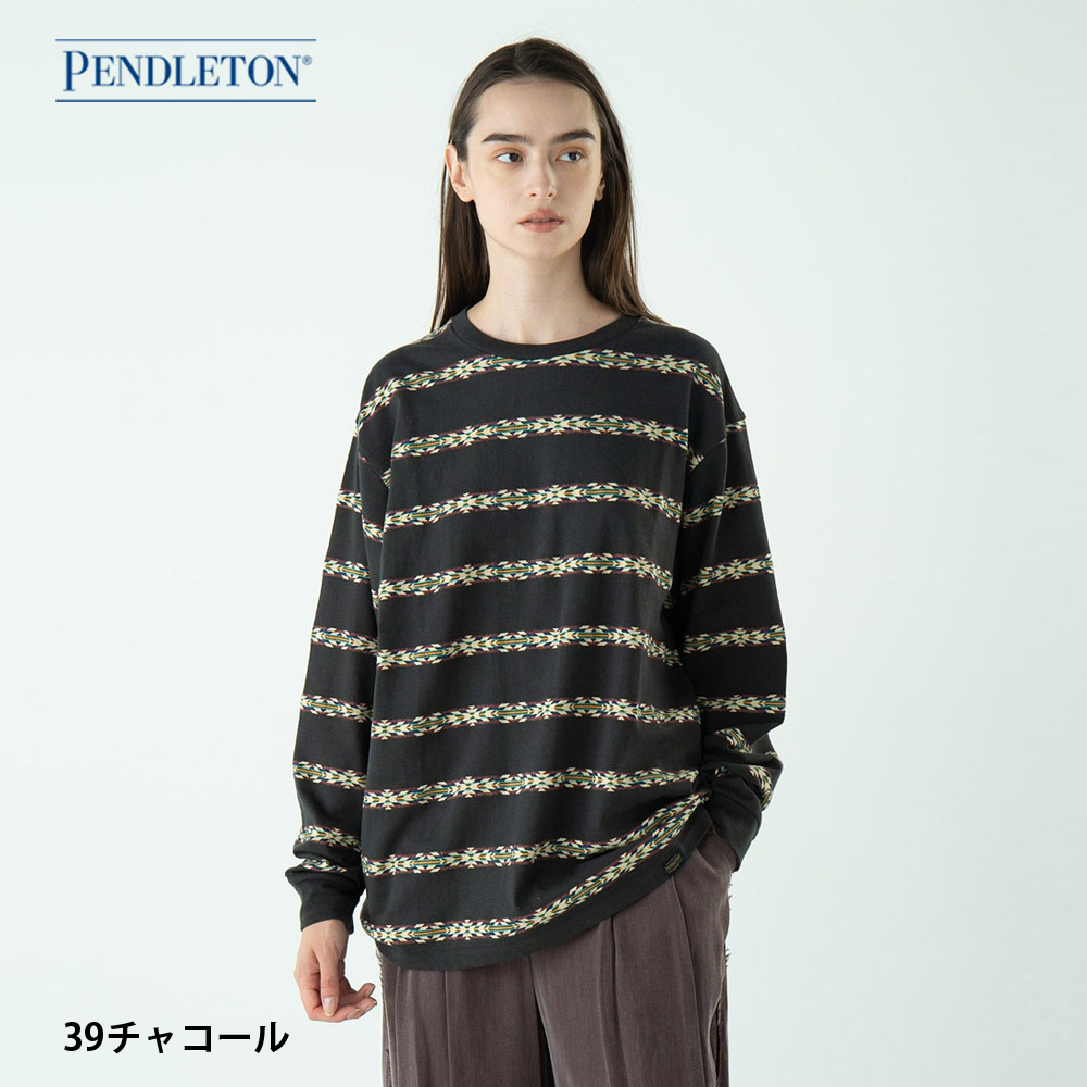 PENDLETON（ペンドルトン） 長袖Tシャツ ジャガード ロングスリーブT