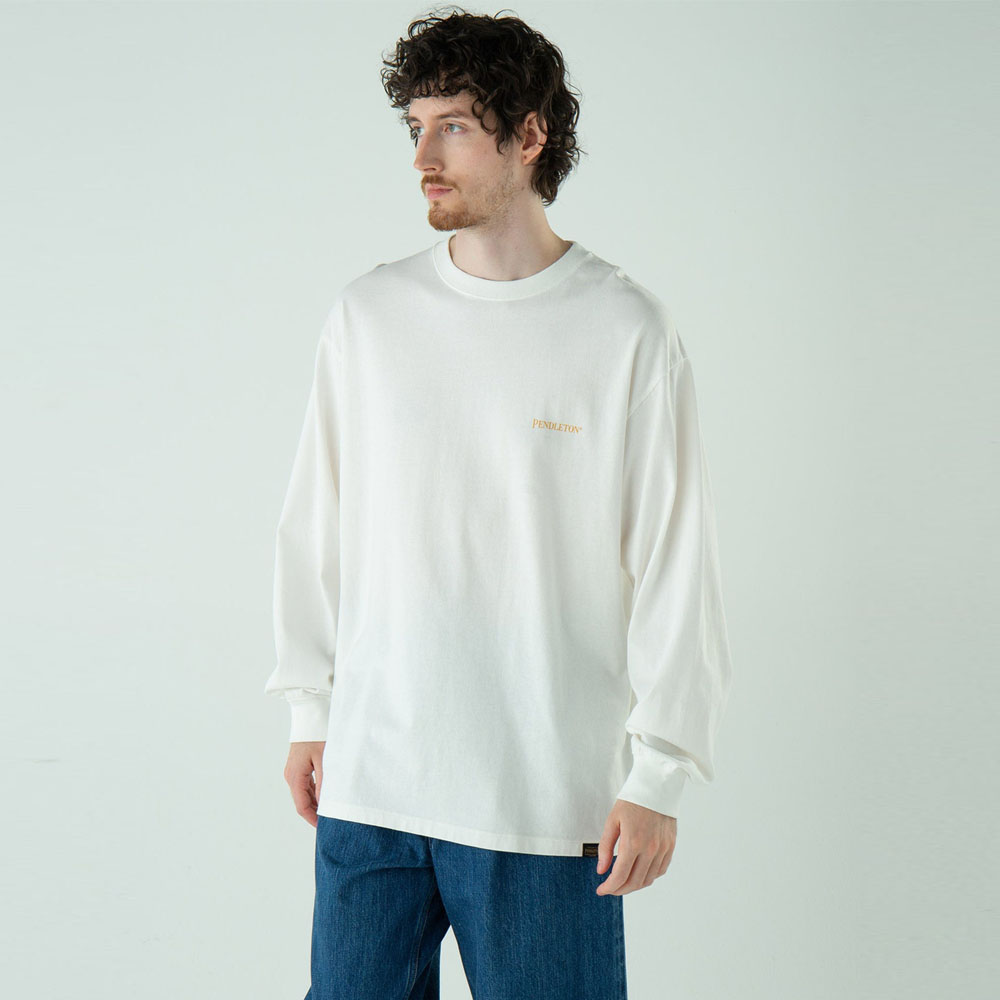 PENDLETON（ペンドルトン） バックプリント 長袖Tシャツ ロング