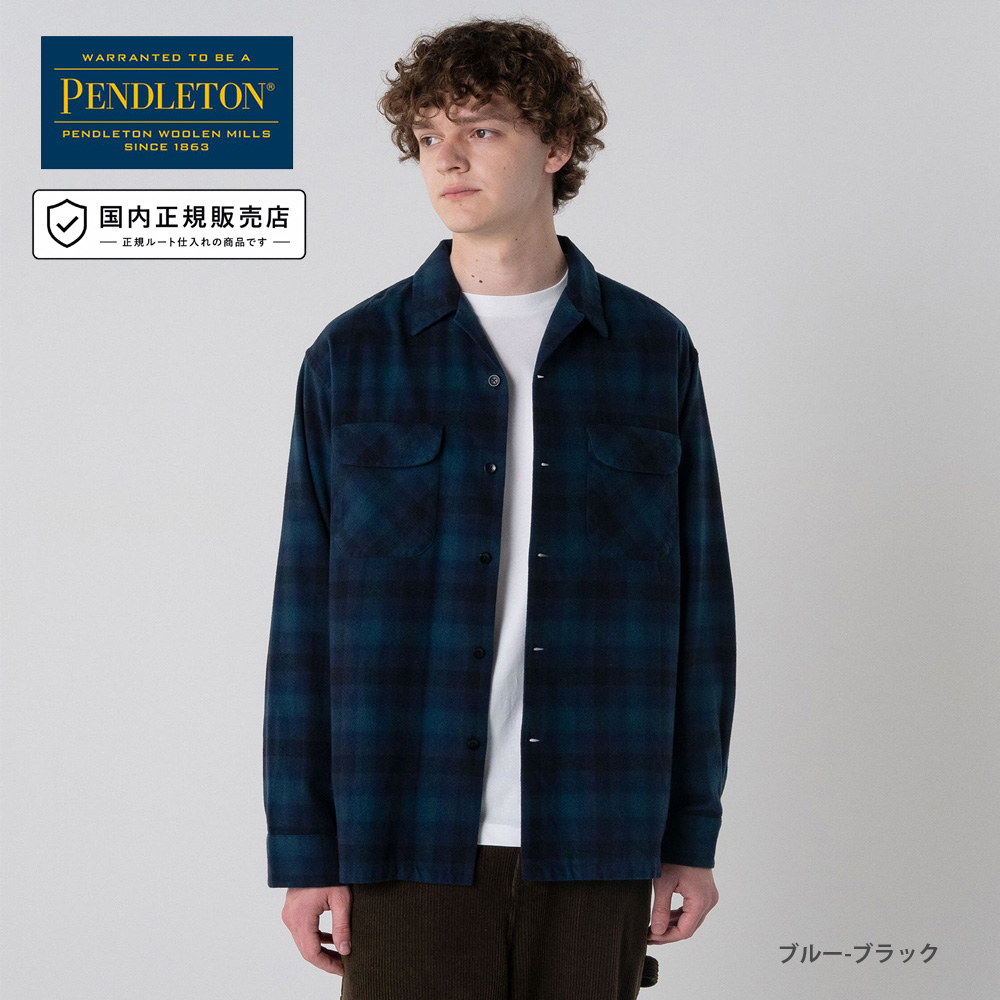 PENDLETON（ペンドルトン） 長袖シャツ コットンシャギー オープン
