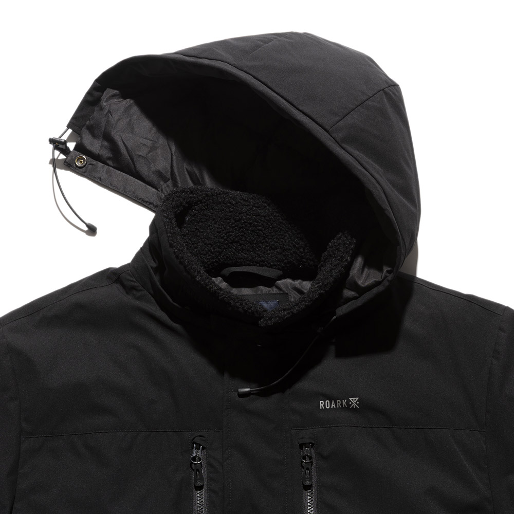 ロアーク リバイバル ROARK REVIVAL ジャケット ライザー ジャケット RISER JACKET RJJ1170-BLK メンズ アウター マンパ ブラック 黒 撥水 速乾 透湿_10