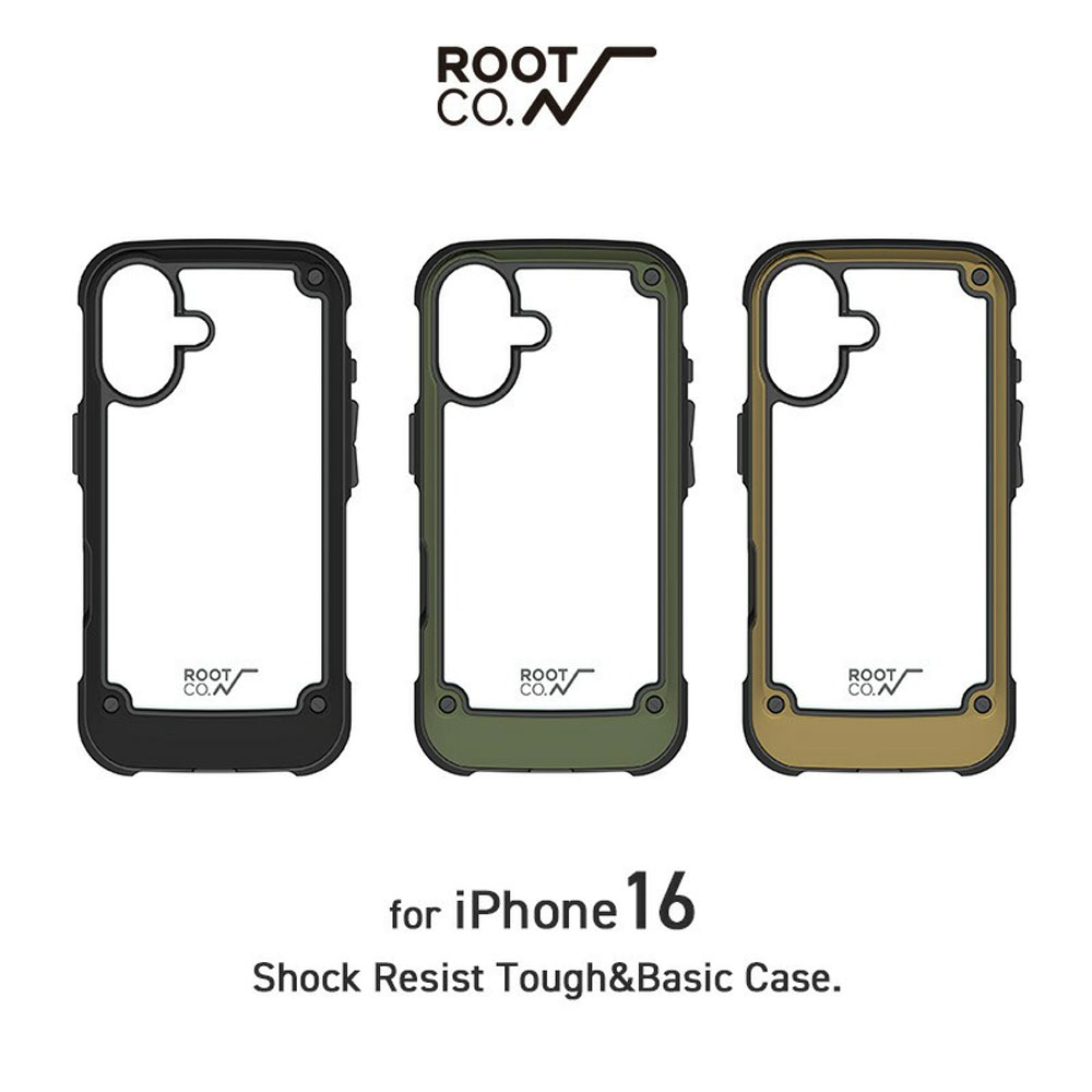 ROOT CO. 【iPhone16専用ケース】ルート コー グラビティ ショック