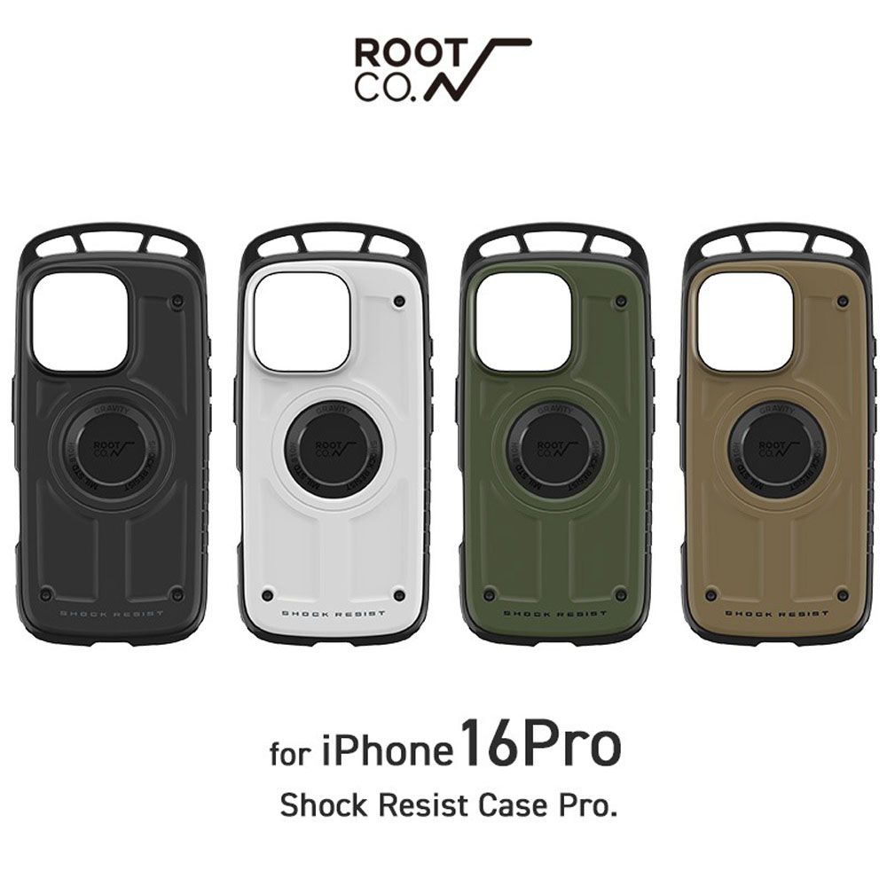 【iPhone16Pro専用ケース】ルート コー ROOT CO. iPhoneケース グラビティ ショックレジストケース プロ GRAVITY Shock Resist Case Pro. for iPhone16Pro | ROOT CO.