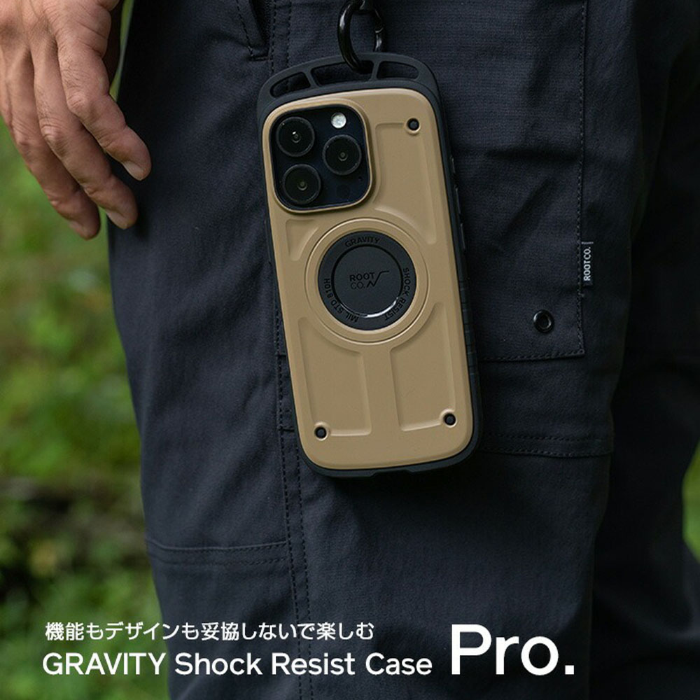 【iPhone16Pro専用ケース】ルート コー ROOT CO. iPhoneケース グラビティ ショックレジストケース プロ GRAVITY Shock Resist Case Pro. for iPhone16Pro | ROOT CO. | 05