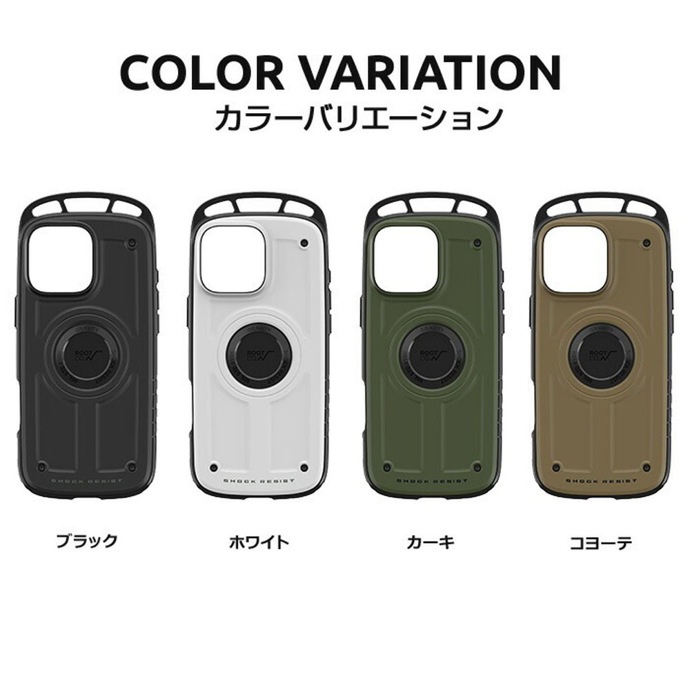【iPhone16ProMax専用ケース】ルート コー ROOT CO. iPhoneケース グラビティ ショックレジストケース プロ GRAVITY Shock Resist Case Pro. for iPhone16ProMax | ROOT CO. | 06
