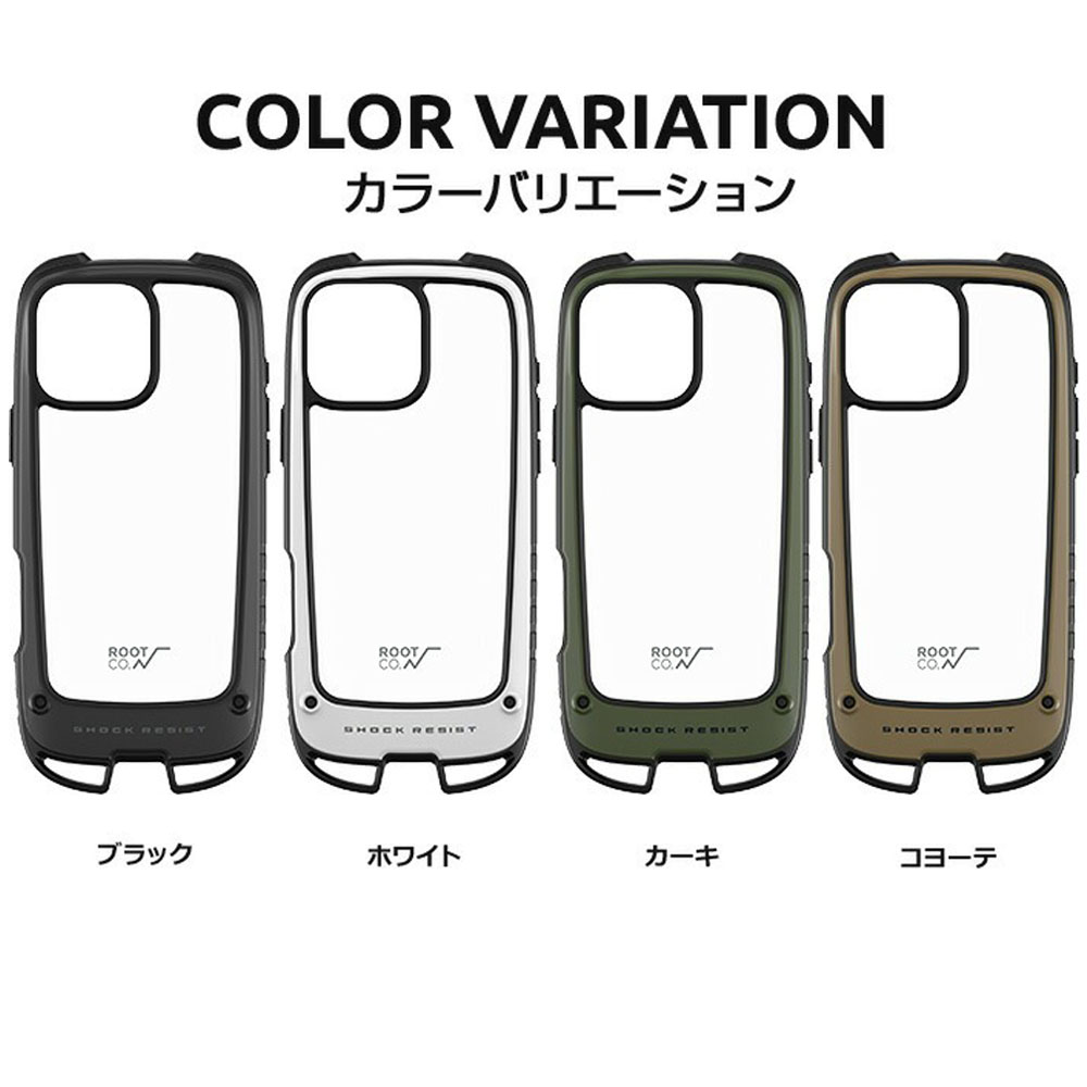 【iPhone16ProMax専用ケース】ルート コー ROOT CO. ケース グラビティ ショックレジストケース ホールド GRAVITY Shock Resist Case +Hold. for iPhone16ProMax | ROOT CO. | 06