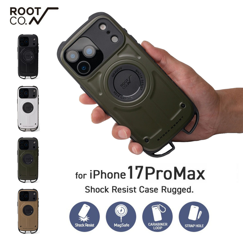 �yiPhone17ProMax��p�P�[�X�z���[�g �R�[ ROOT CO. �O���r�e�B �V���b�N���W�X�g�P�[�X ���M�b�h GRAVITY Shock Resist Case Rugged. for iPhone17ProMax