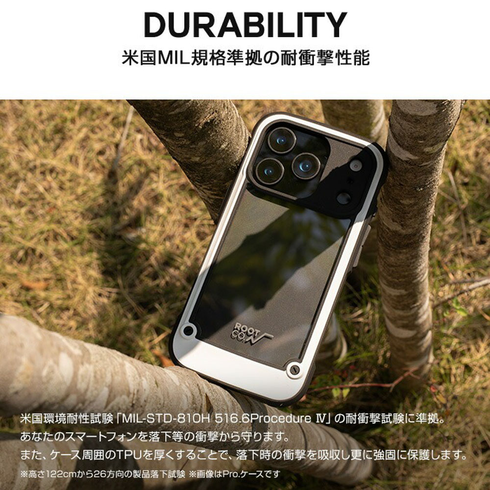 ROOT CO. 【iPhone17専用ケース】ルート コー グラビティ ショック
