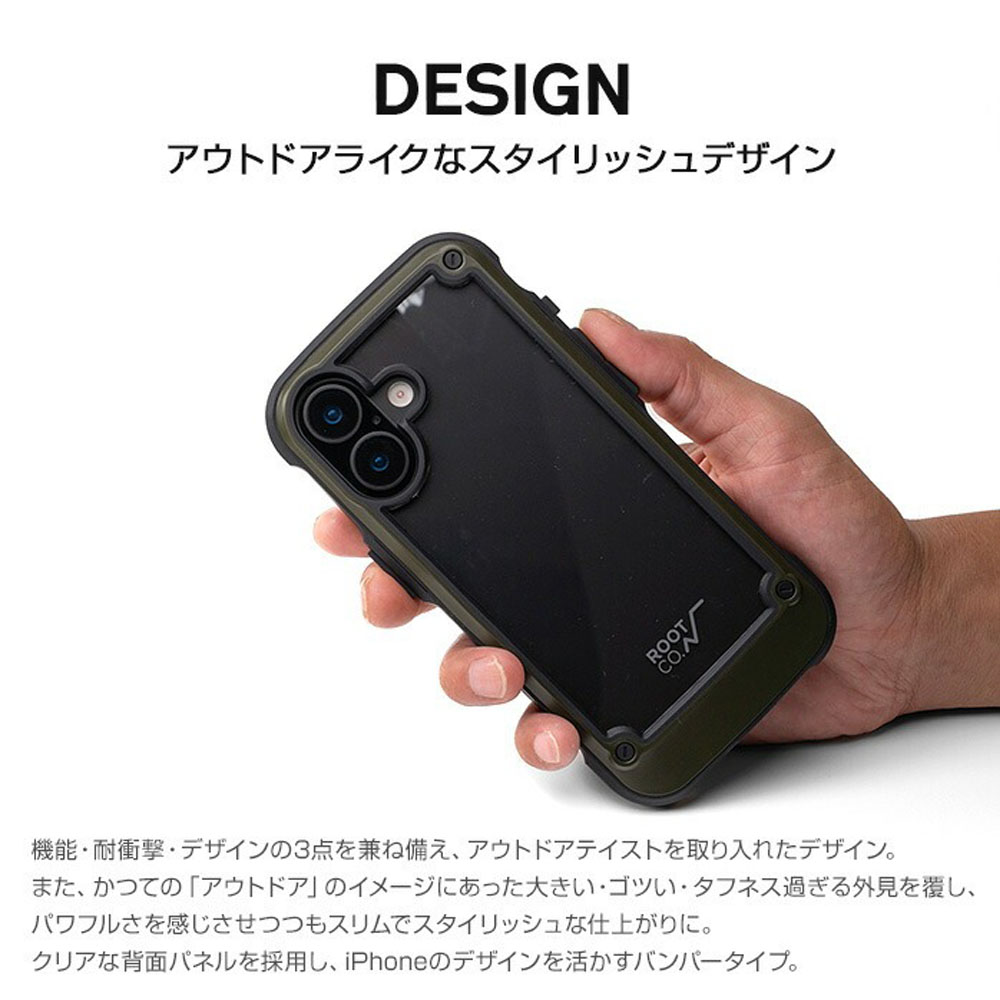 ROOT CO. 【iPhone17専用ケース】ルート コー グラビティ ショック