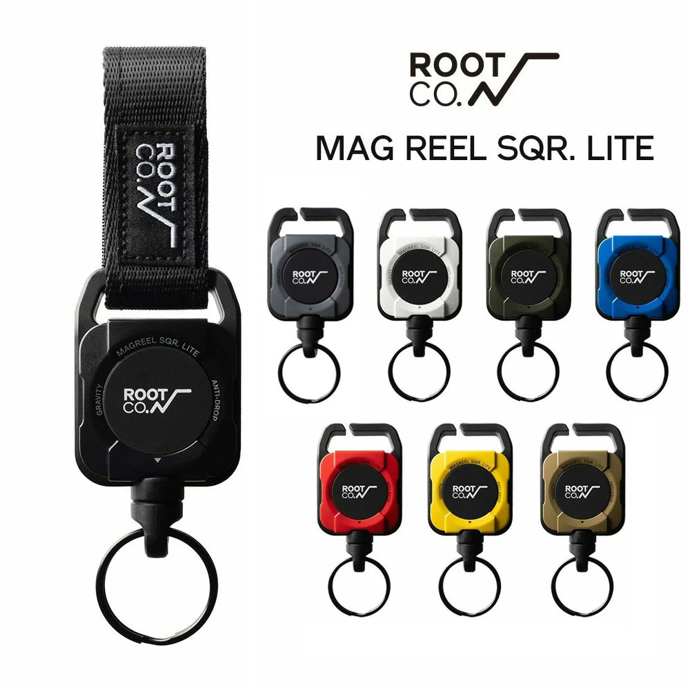 ルート コー ROOT CO. グラビティ マグリール SQR. ライト マグネット内蔵型コードリールギアホルダー ROOT CO. GRAVITY MAG REEL SQR. LITE GMRSL-4436 | ROOT CO.