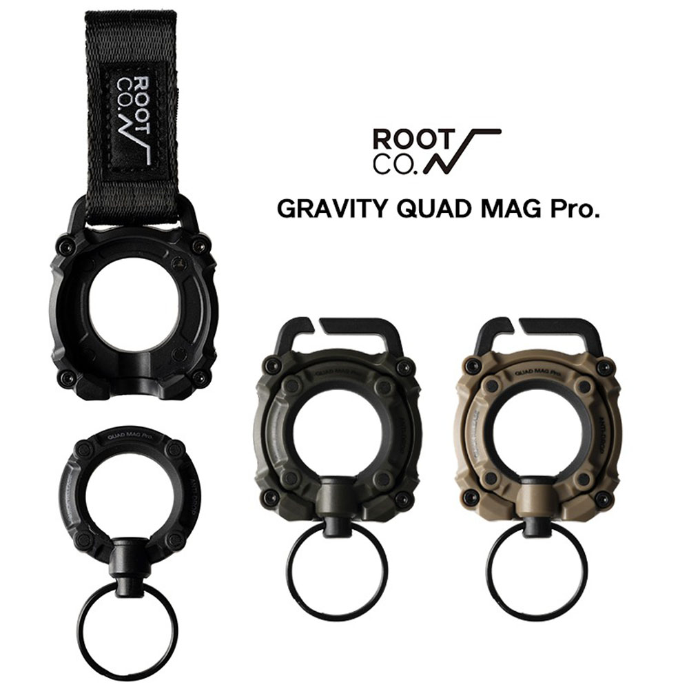 ルート コー ROOT CO. キーリング グラビティ クアッド マグ プロ GRAVITY QUAD MAG Pro. GQP-4321 キーホルダー マグネット 磁石 | ROOT CO.