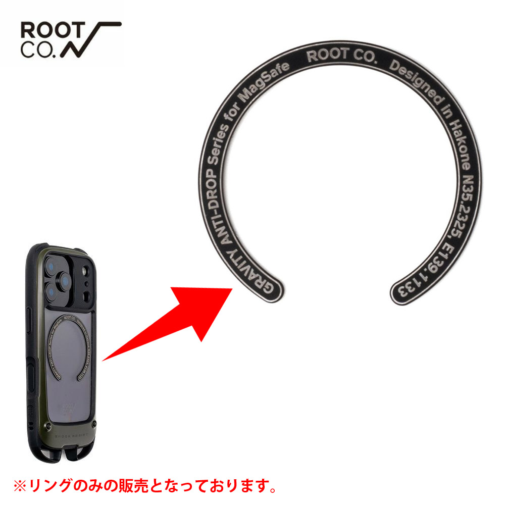 ���[�g �R�[ ROOT CO. magsafe �����O ���^ �O���r�e�B ���^�� �����O �o�[�W����2 �t�H�[ �}�O�Z�[�t GRAVITY METAL RING ver.2 for MagSafe MRM-436499