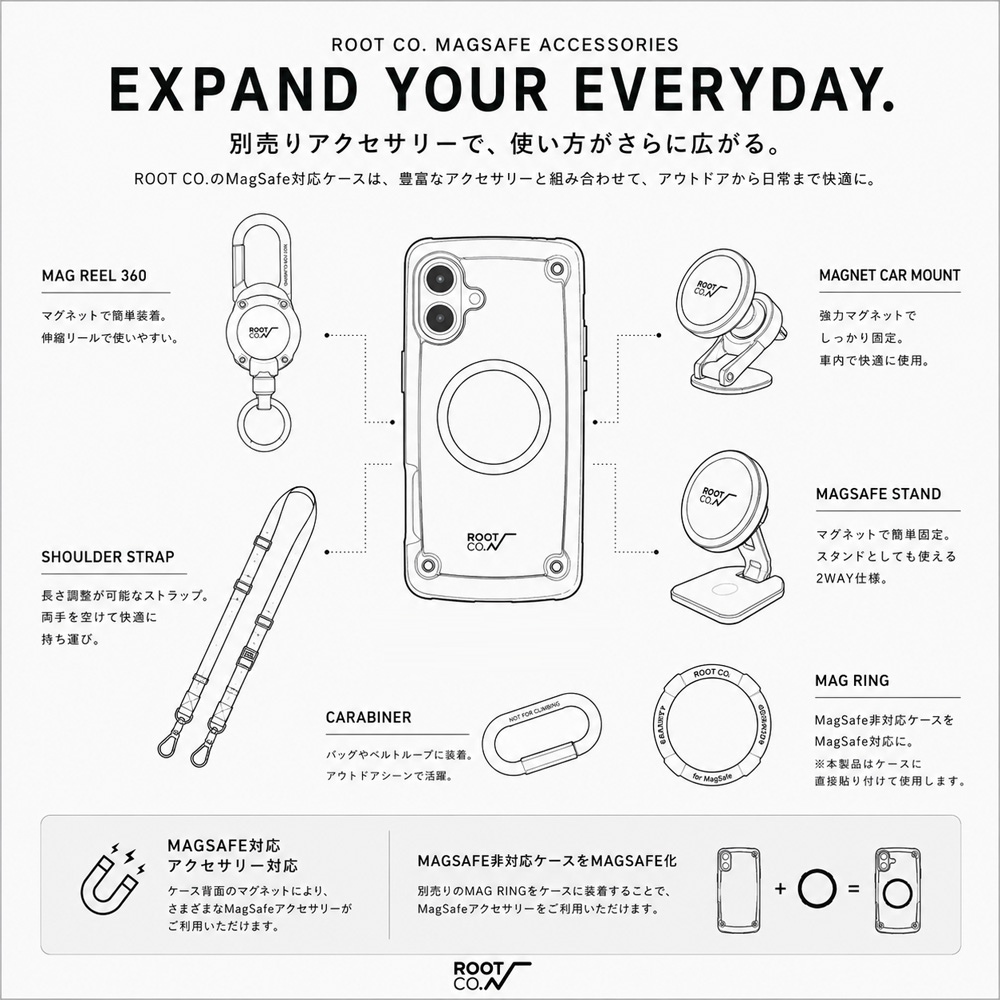【iPhone16専用ケース】ルート コー ROOT CO. iPhoneケース グラビティ ショックレジストケース プロ GRAVITY Shock Resist Case Pro. for iPhone16 GSP-4368 | ROOT CO. | 08