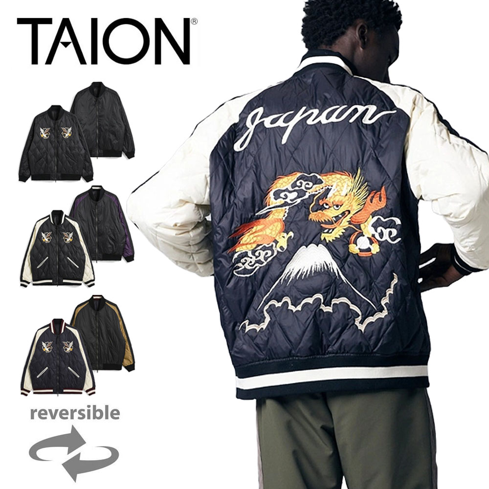 TAION ジャパンスペシャル リバーシブル スカジャン ダウンジャケット ジャパンスペシャル リバーシブル スカジャン ダウンジャケット