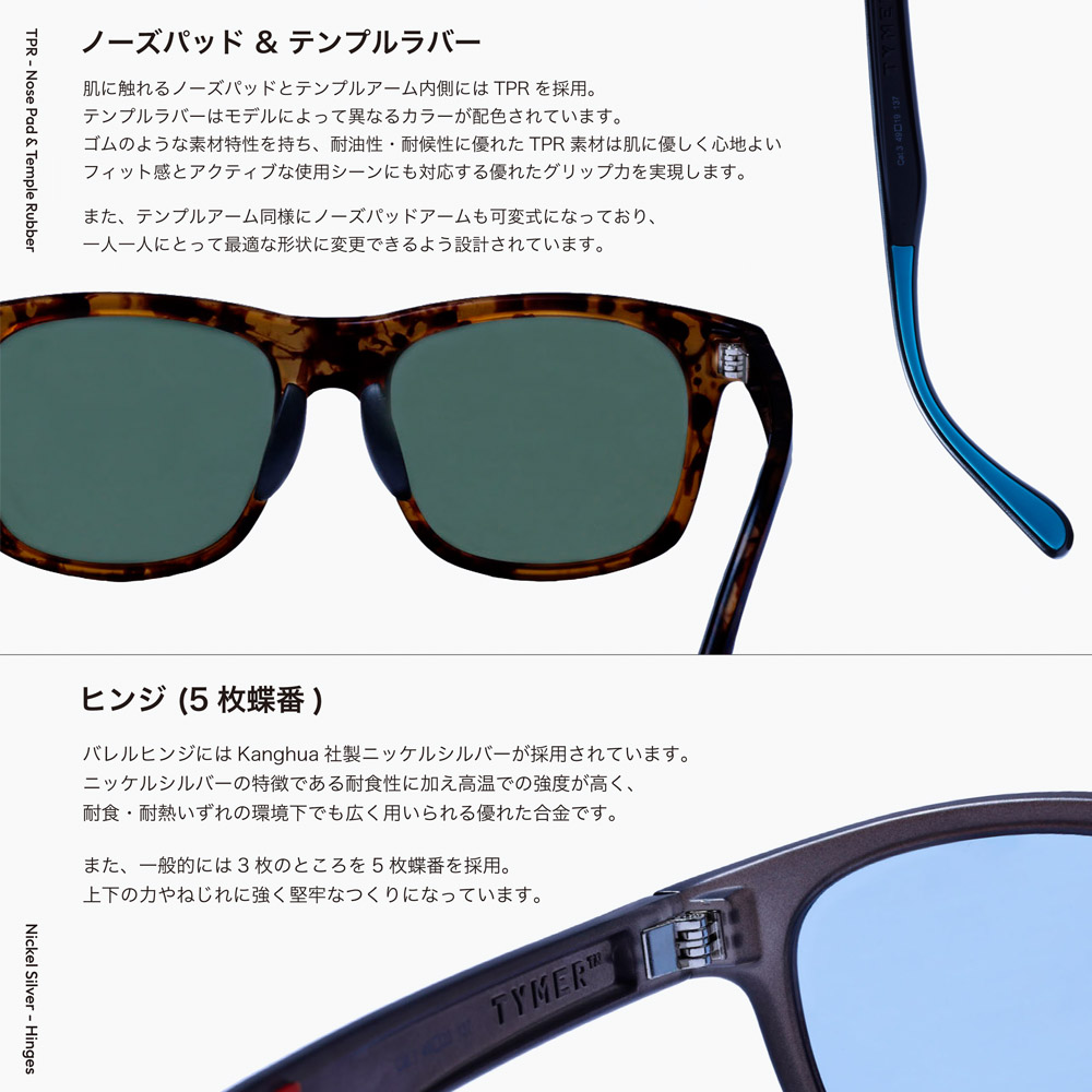 タイマー TYMER サングラス ブレイク BLAKE TY101 メンズ レディース 眼鏡 メガネ UVカット 紫外線対策 UV対策 ボストン ウェリントン 伊勢谷友介着用ブランド |  | 10