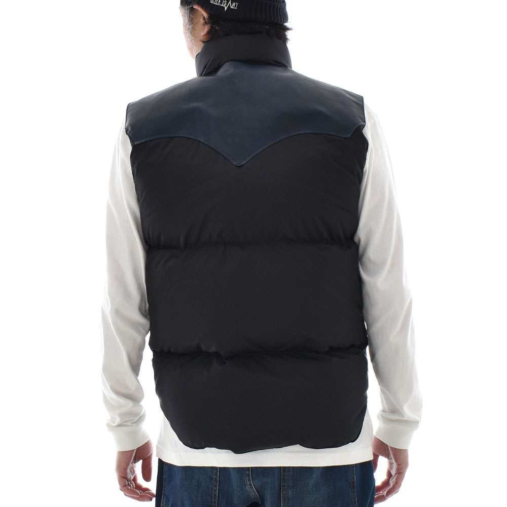 美品 Rocky Mountain ロッキーマウンテン ダウンベスト ネイビー 美品】ロッキーマウンテン/ダウンベスト/38/Rocky mountain