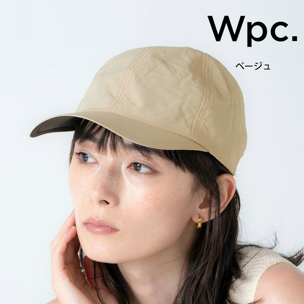 Wpc ワールドパーティー ダブルピーシー 帽子 UVカット 接触冷感キャップ UV PROTECTION COOL TOUCH CAP W162-001-103 レディース UPF50+  はっ水 洗濯可能 | Wpc. | 01