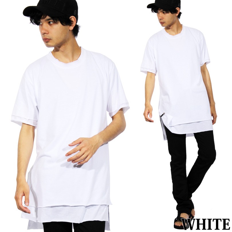 50 ロング ティー シャツ コーデ メンズ 人気のファッションスタイル