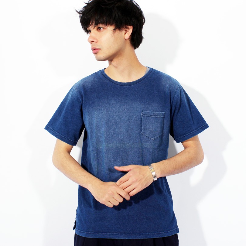 デニムtシャツ メンズ 半袖 Tシャツ カットデニム Wim173 Stay Gold