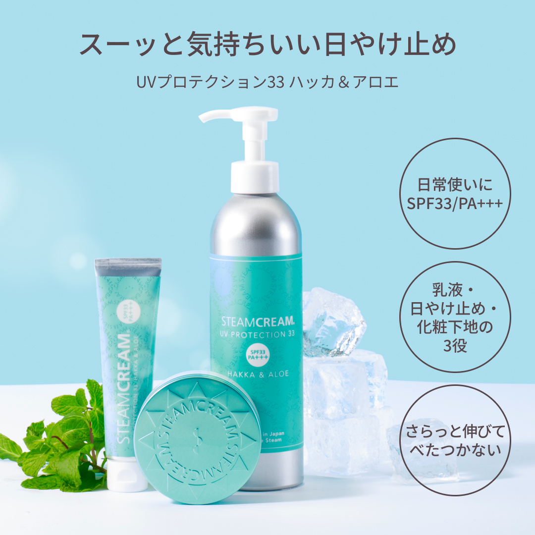 UVプロテクション33 ハッカ＆アロエ チューブ 日やけ止め