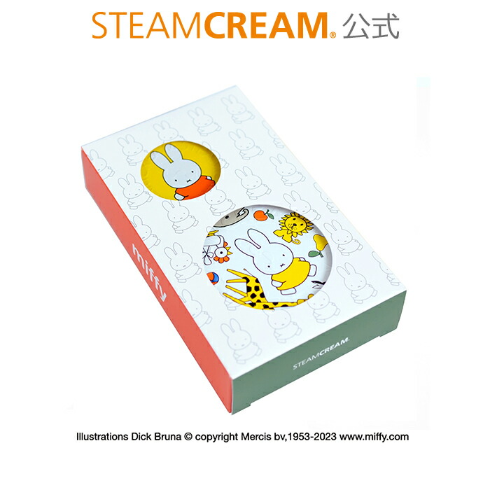 スチームクリーム 公式 ミッフィー デザインセット日本製 ハンドクリーム ギフト コスメ 保湿 クリーム 全身 おすすめ 顔 乾燥 肌 子ども 敏感 肌｜steamcream｜02