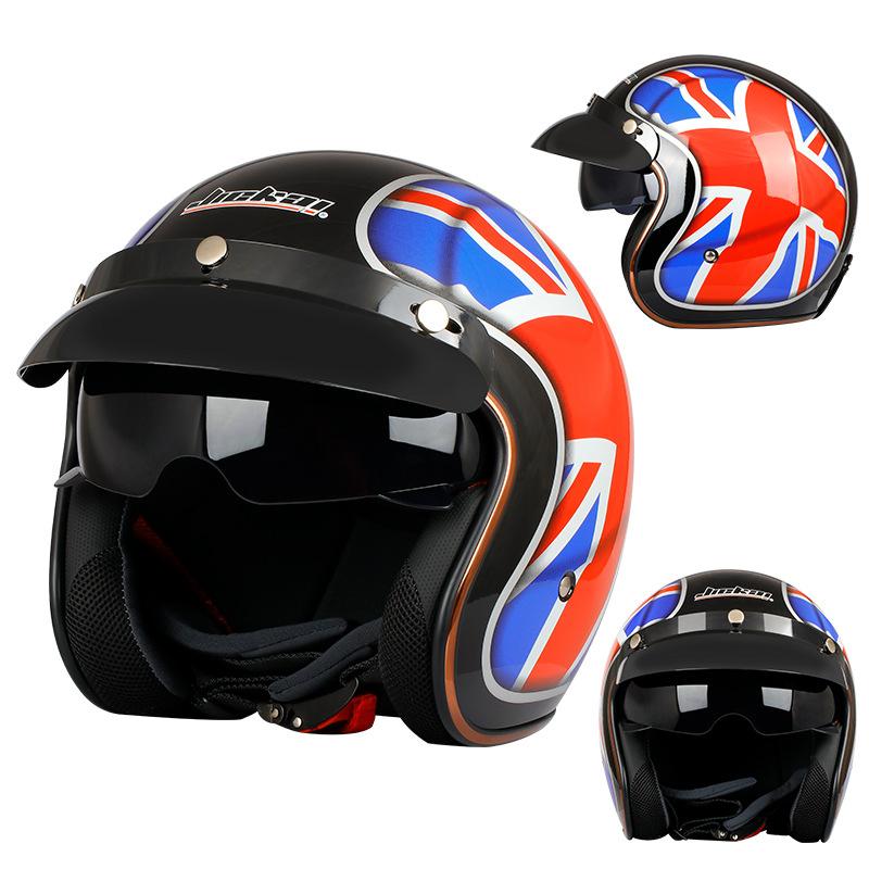 レトロハーレー バイク用ヘルメット おしゃれ つば付き オートバイ シールド ジェット バイクヘルメット メンズ レディース 四季通用 男女兼用 大きい割引 ジェット レトロハーレー バイク用ヘルメット おしゃれ つば付き オートバイ シールド ジェット バイクヘルメット メンズ レディース 四季通用 男女兼用 大きい割引 ジェット