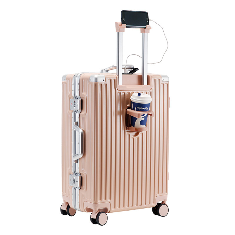 お得】 スーツケース 機内持ち込み Sサイズ キャリーケース フック付き TSA 軽量 修学旅行 小型 カップホルダー 海外出張 おしゃれ Mサイズ  USBポート 2泊3日 静音 スーツケース、キャリーバッグ
